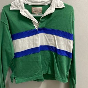 WORN ONCE Rugby shirt, fits like S/M